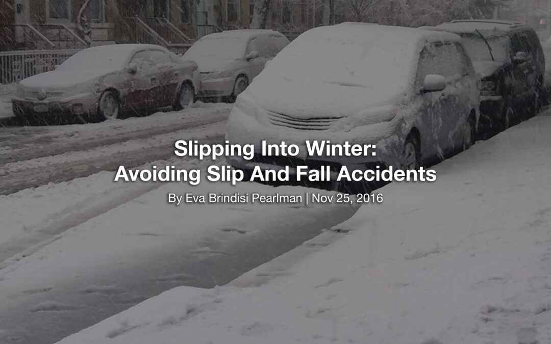 Slipping Into Winter: Avoiding Slip And Fall Accidents