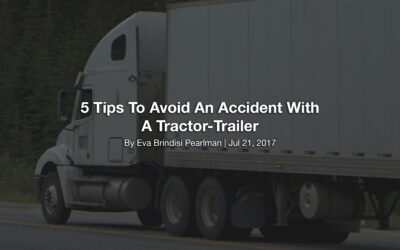 5 Tips To Avoid An Accident With A Tractor-Trailer