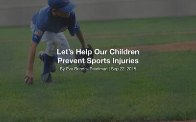 Let’s Help Our Children Prevent Sports Injuries