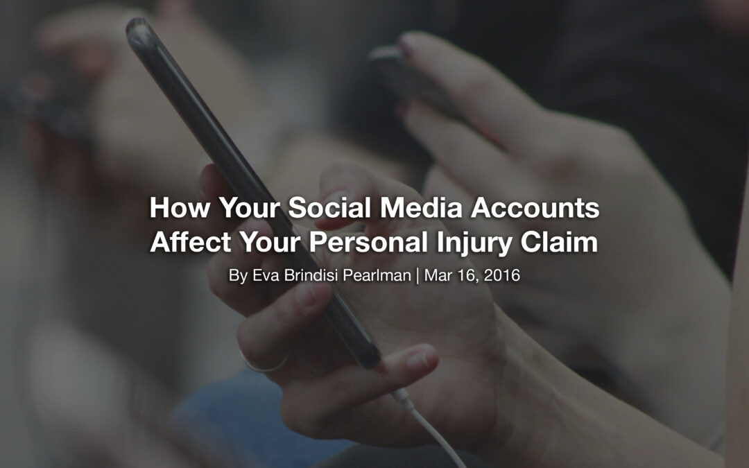 How Your Social Media Accounts Affect Your Personal Injury Claim