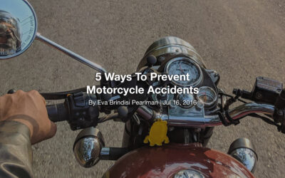 5 Ways To Prevent Motorcycle Accidents