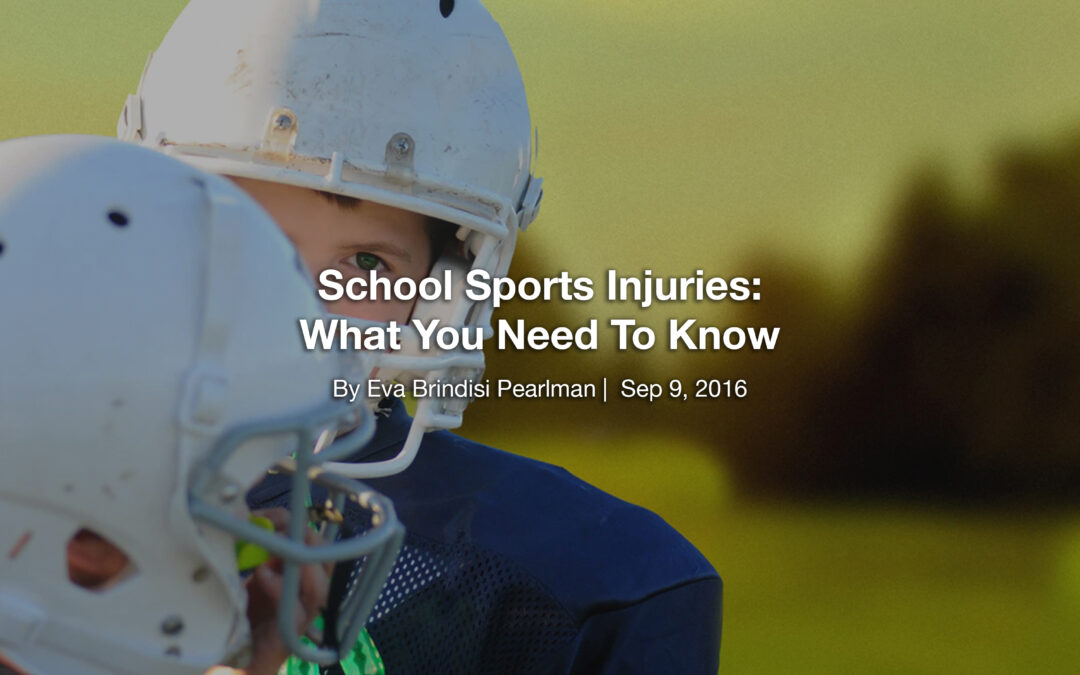 School Sports Injuries: What You Need To Know