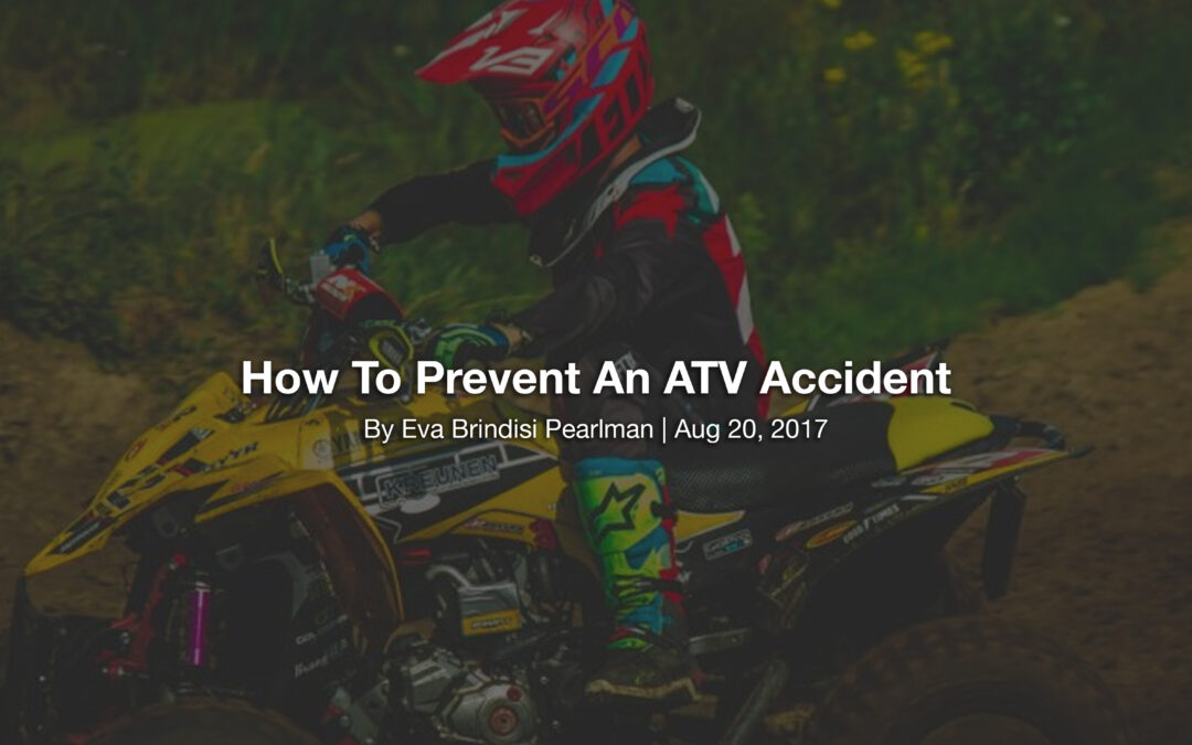 How To Prevent An ATV Accident