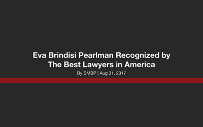 Eva Brindisi Pearlman Recognized by The Best Lawyers in America